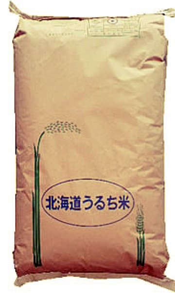 画像1: 【精米料無料】令和5年産 北海道産ななつぼし １等玄米30kg 白米・無洗米加工保存包装　対応可 (1)