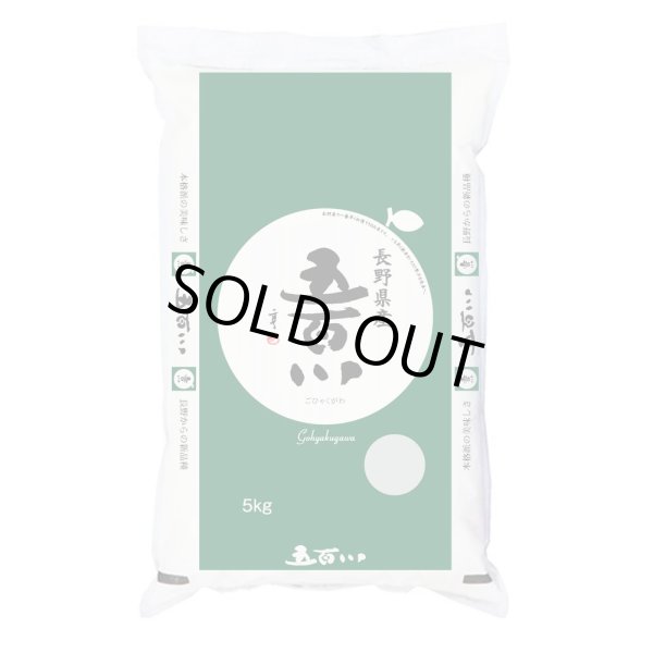 画像1: 【米麺・玄米麺 加工対応】 令和6年産 長野県産 五百川 5kgx1袋 (1)