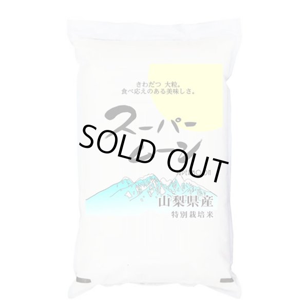 画像1: 令和5年産 特別栽培米 「スーパームーン」 山梨県産 白米2kgx1袋 保存包装/化粧箱 選択可 (1)