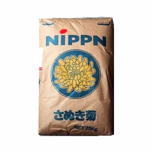 画像1: 日本製粉 さぬき菊 25kg （代表的うどん用粉-中力粉） 小麦粉 (1)