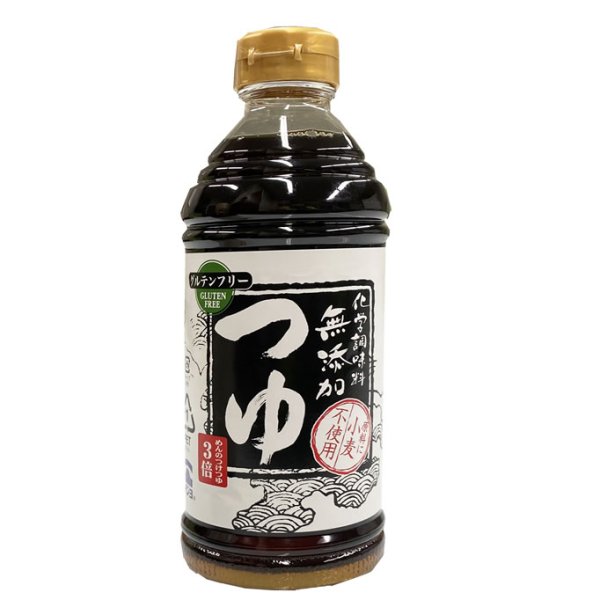 画像1: 【送先：事業所限定】グルテンフリー テンヨ 無添加 つゆ 500ml x 12本 （ケース） (1)