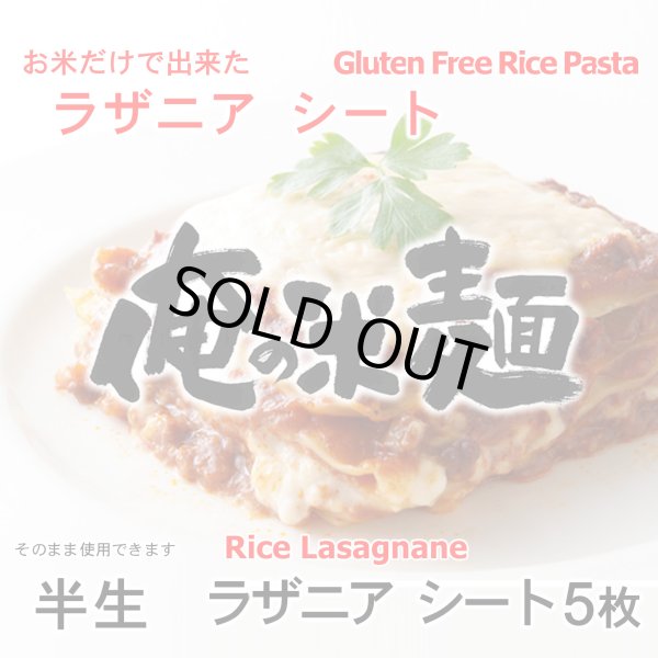 画像1: 【送料無料】【投函便】お米だけで出来た ラザニア シート 5枚 約20cmx約20cm 俺の米麺 投函便 (1)