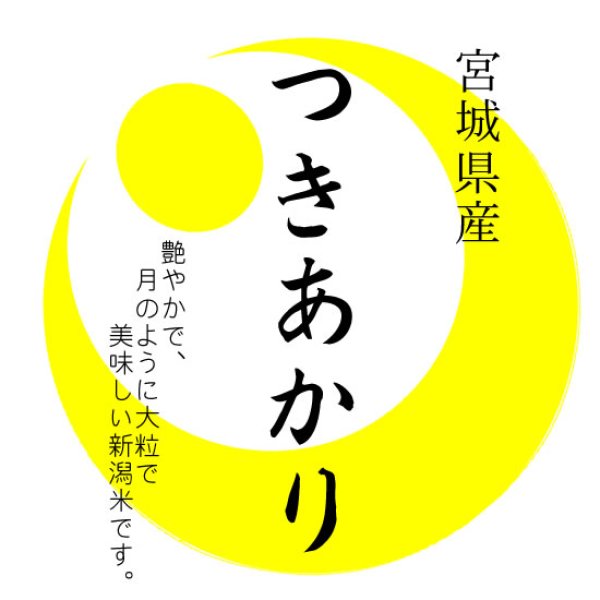 画像1: 陸奥の米 令和6年産 宮城県産 つきあかり 10kgx1袋 白米・玄米・無洗米加工/保存包装/配送箱 選択可能 (1)