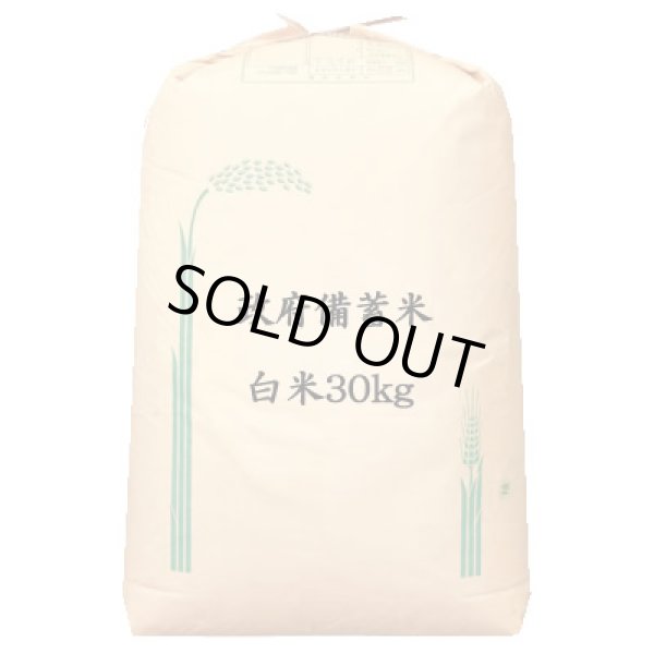 画像1: 【予約販売】【ご自宅お届け対応限定】政府備蓄米 白米 30kg メッシュチャック済み ノークレーム・リターン【政府公認販売業者】 (1)